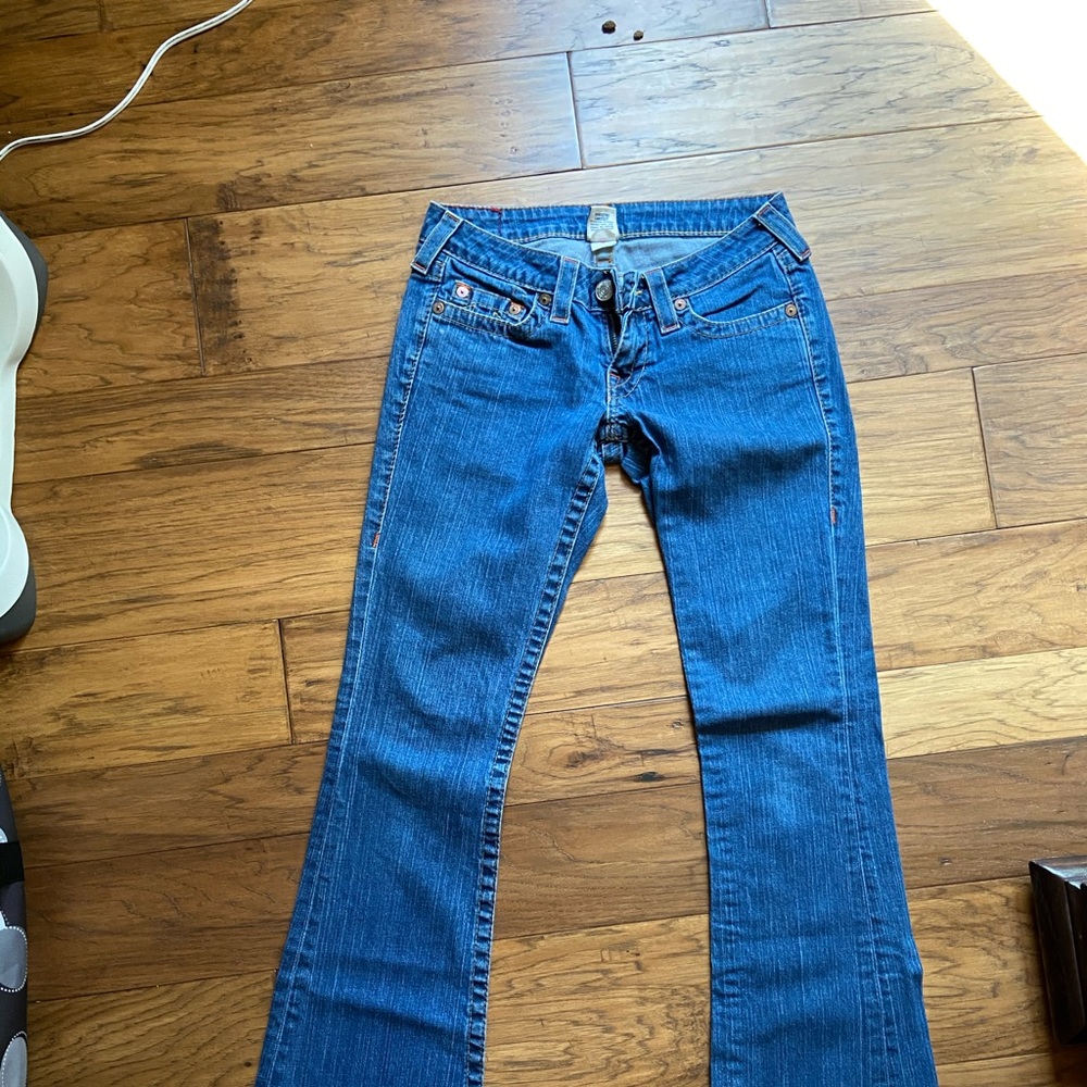 True Religion Women's Boot Cut Jeans - Blue - Picture 3 of 6